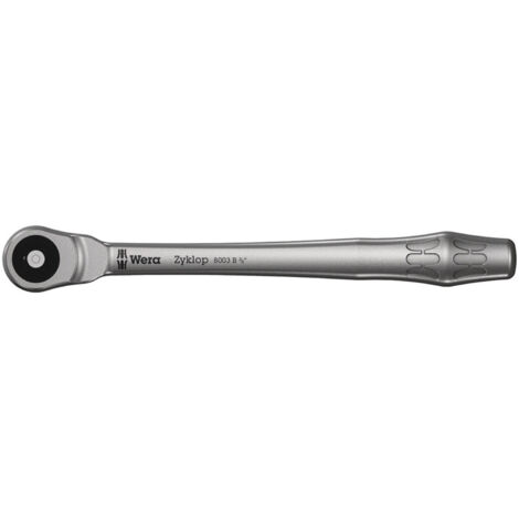 Wera 8003 B Zyklop Metal-Knarre mit Durchsteckvierkant mit 3/8&quot-Antrieb - 004033