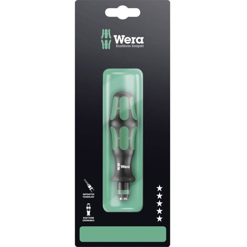 Wera - 816 r pour l'atelier Tournevis porte-embouts 1/4 (6.3 mm) din 3126, din iso 1173