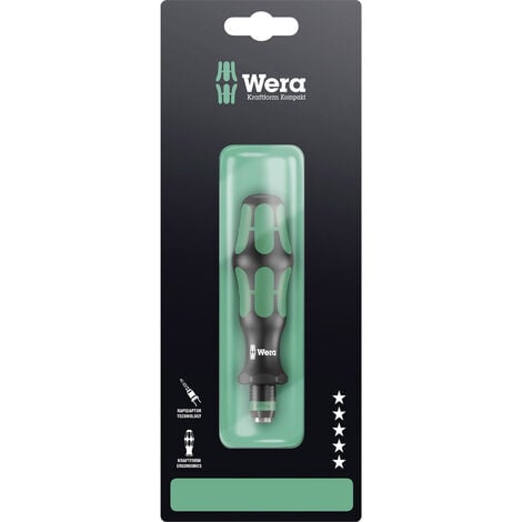 Wera 816 R Werkstatt Bit-Schraubendreher 1/4" (6.3 mm)  DIN 3126, DIN ISO 1173