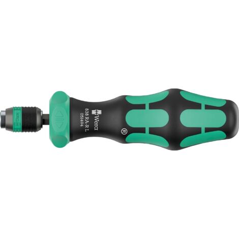 Wera 838 RA-R L Bits-Handhalter mit Ratschenfunktion, 1/4"