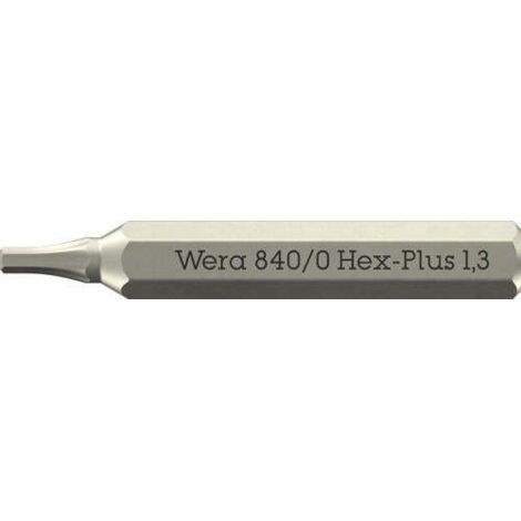 Wera 840 Micro Embout 6 pans 1.3 mm 1 pc(s) W245433