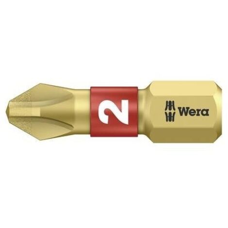Wera 851/1 BDC PH 05056402001 Inserto a Croce PH 2 Acciaio per utensili legato, rivestimento di diamante D 6.3 1 pz.