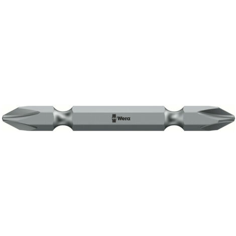 Wera 851/23 DoppelPhillips-Bits für Phillips-Schrauben, PH 2, Länge 45 mm 10 Stk