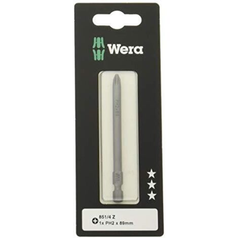 Wera, 851/4 Z SB Inserti a croce, PH 2 x 89 mm