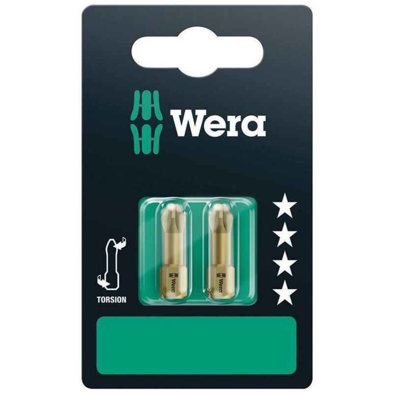 Image of 855/1 th sb Bits, pz 2 x 25 mm, 2-teilig - Wera