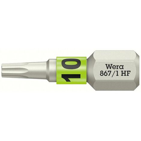 Wera 867/1 05066140001 Embout Torx TX 10 1 pc(s) D002252