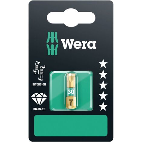 Wera, 867/1 BDC SB Inserti TORX, TX 30 x 25 mm