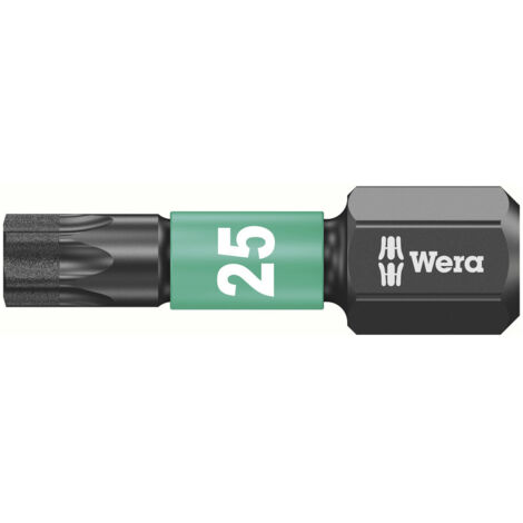 Wera 867/1 IMP DC Impaktor TORX Bits, TX 25, Länge 25 mm 10 Stk