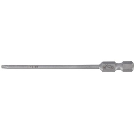 Wera 867/1 Z BO 1/4 Bit mit Bohrung IPR TORX, Länge 89 mm, 25 IPR