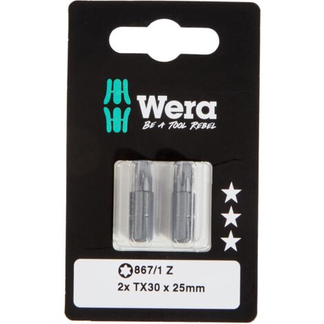 Wera, 867/1 Z SB Inserti TORX, TX 30 x 25 mm