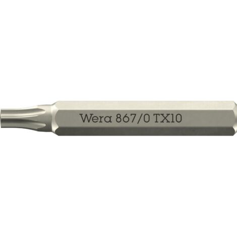 WERA 867 MICRO TORX® 05058133001 EMBOUT TORX T 10 1 PC(S)