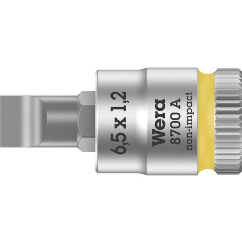 Wera, 8700 A FL Zyklop Bussole a inserto con attacco da 1/4", FL 1,2 x 6,5 x 28 mm