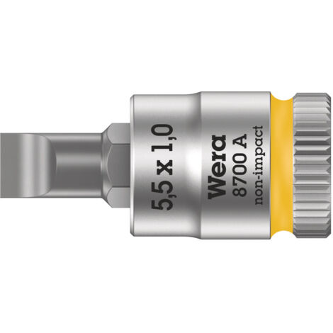 WERA 8700 AFL WERA 1/4» Punta destornillador ranurado 1,0x5,5x28mm