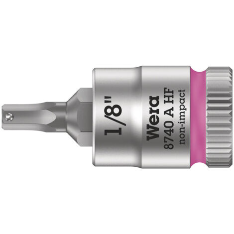 Wera 8740 A 05003383001 Innen-Sechskant Steckschlüsseleinsatz   1/8"    1/4" (6.3 mm)