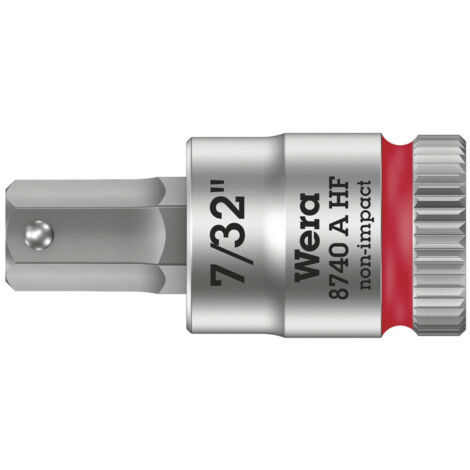 Wera 8740 A 05003387001 Innen-Sechskant Steckschlüsseleinsatz   7/32"    1/4" (6.3 mm)