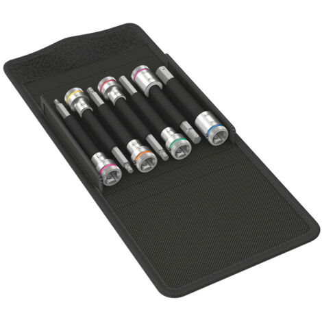 Wera 8740 B HF Steckschlüssel-Bit-Einsatz-Set  3/8" (10 mm) 7teilig 05003181001