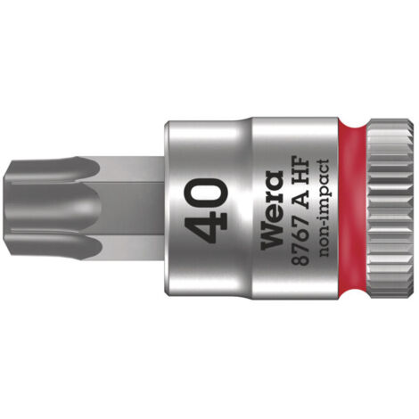Wera 8767 A 05003371001 6 pans intérieurs (TX) Douille-embout T 40 1/4" (6.3 mm) X562081