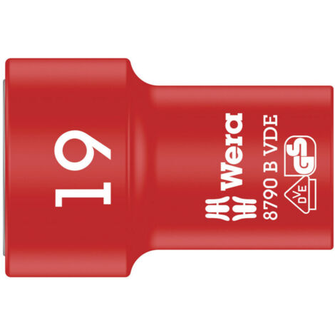 Wera 8790 B VDE 05004963001 Außen-Sechskant Steckschlüsseleinsatz  19 mm     3/8" (10 mm)