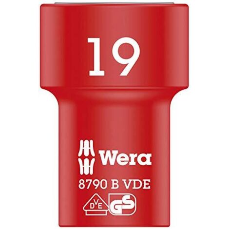 Wera 8790 B VDE 05004963001 Esagono esterno Inserto a bussola 19 mm 3/8 (10 mm)