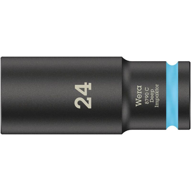 8790 c Impaktor Deep 05004839001 6 pans intérieurs Douille 24 mm 1/2 (12.5 mm) - Wera