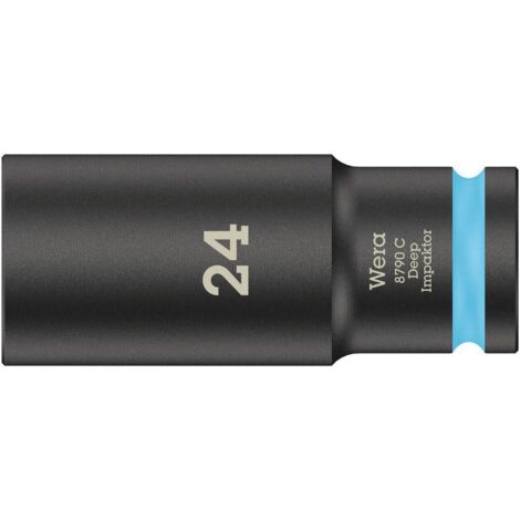 Wera 8790 C Impaktor Deep 05004839001 6 pans intérieurs Douille 24 mm 1/2" (12.5 mm) S815482