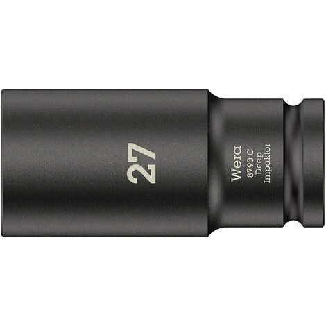 Wera 8790 C Impaktor Deep 05004840001 Innen-Sechskant Steckschlüsseleinsatz 27 mm 1/2" (12.5 mm