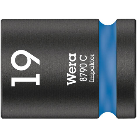 Wera 8790 C Impaktor Steckschlüsseleinsatz mit 1/2"-Antrieb, 19 x 38 mm