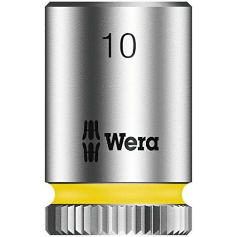 Wera, 8790 HMA Bussola per cricchetto Zyklop con attacco da 1/4", 10.0 mm