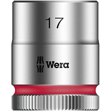 Wera, 8790 HMB Bussola per cricchetto Zyklop con attacco da 3/8", 17.0 mm