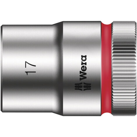 Wera 8790 HMC 05003608001 Außen-Sechskant Steckschlüsseleinsatz  17 mm     1/2" (12.5 mm)