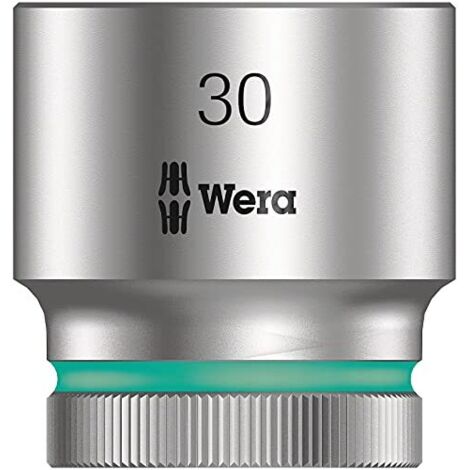 Wera, 8790 HMC Bussola per cricchetto Zyklop con attacco da 1/2", 30.0 mm