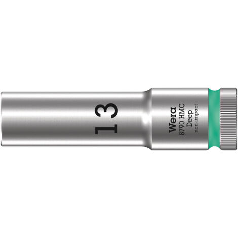 Wera 8790 HMC Deep Steckschlüsseleinsatz mit 1/2"-Antrieb 13 x 83 mm 05004553001