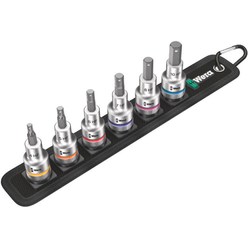 Belt c 2 Zyklop Kit inserti giravite a bussola 1/2 (12.5 mm) 7 parti 05003996001 - Wera