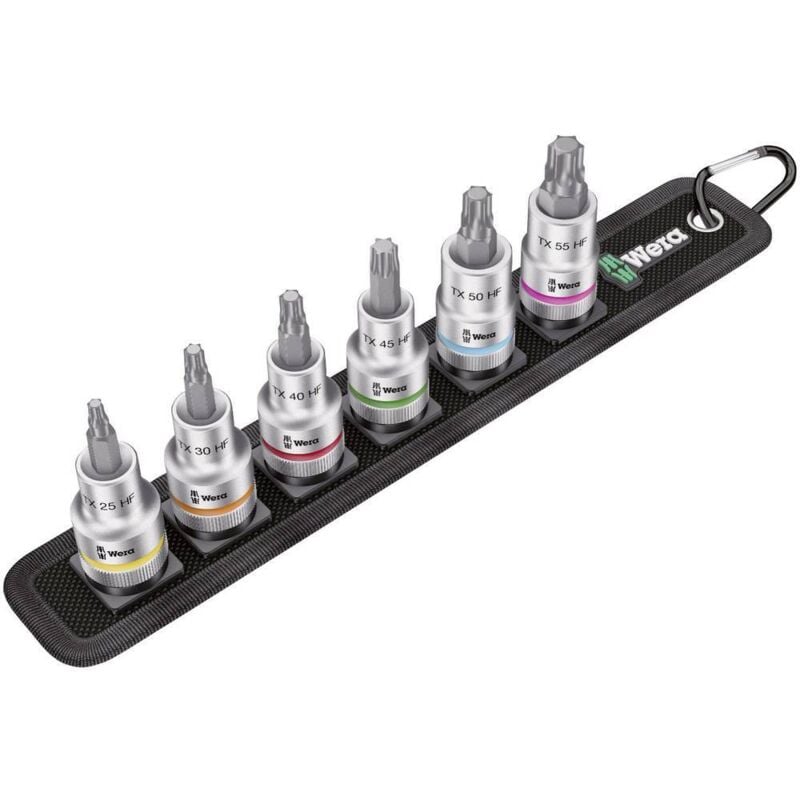 Socket Set Con Funzione Hold 1/2 6 Pezzi Torx Wera