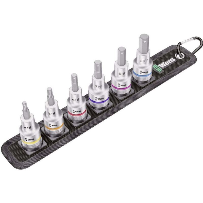 Belt c 2 Zyklop Kit inserti giravite a bussola 1/2 (12.5 mm) 7 parti 05003996001 - Wera