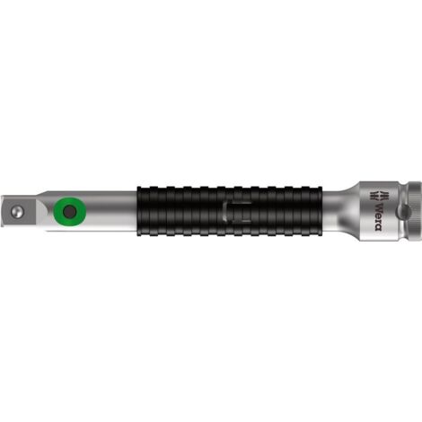 Wera 8796 SC Zyklop-Verlängerung flexible-lock mit Schnelldrehhülse, kurz, 1/2, 1/2 x 125 mm