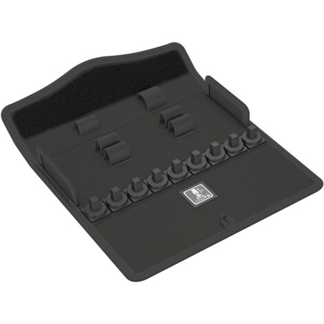 Wera 9473 Werkzeugtasche, Textil Box, leer, für Knarrensätze, robust, Klett