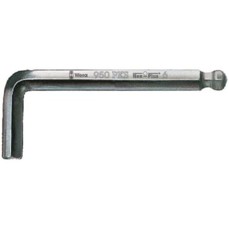 Wera 950 PKS Clé à fourche, métrique, six pans creux, SW 5,0 mm, longueur 90 mm