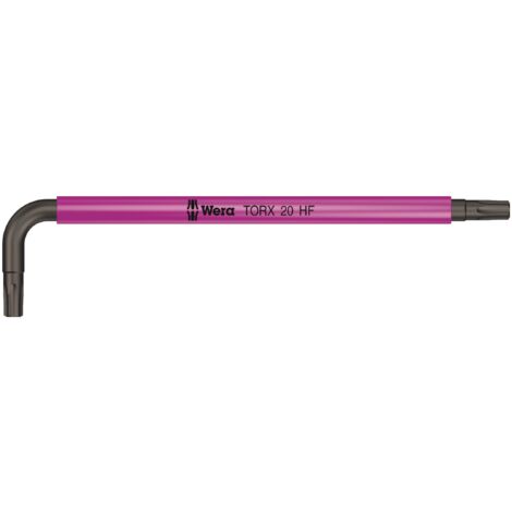 Wera, 967 SL TORX HF Multicolour Chiave a L con ritegno vite, TX 30 x 122 mm