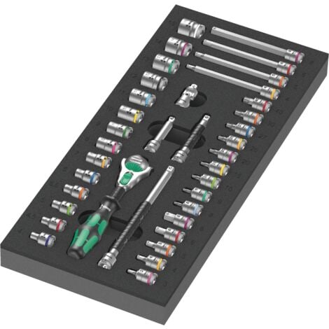 Wera 9700 Tool Rebel Werkstattwagen Schaumstoffeinlagen , Version: Einlage 9720