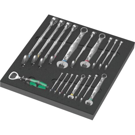 WERA 9731 Schaumstoffeinlage 6003 Joker Set 1, 19-teilig