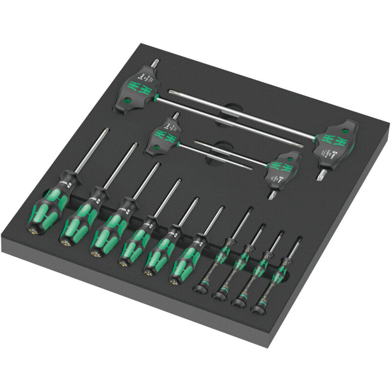 9712 Jeu de tournevis en mousse torx® hf 1 - Wera