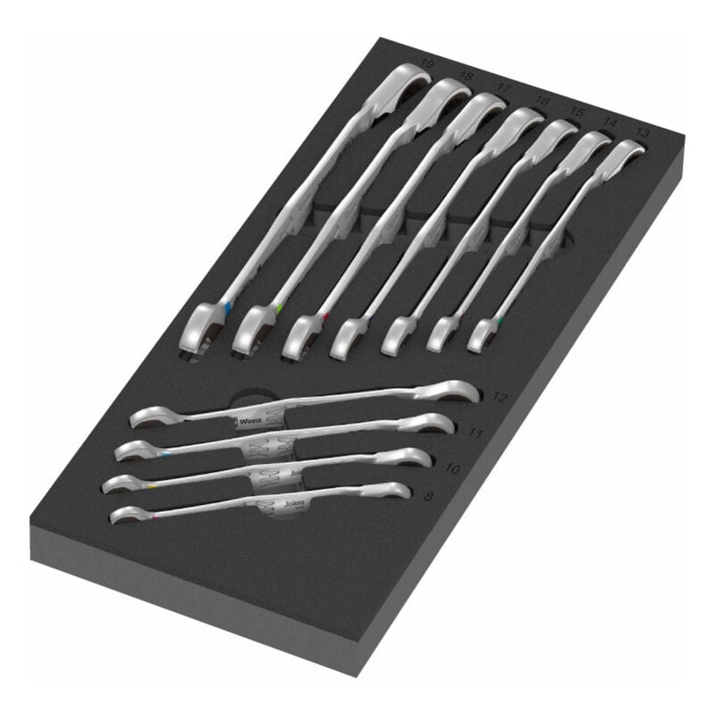 9733 Insert en mousse 6001 Joker Set 1, 11 pièces - Wera