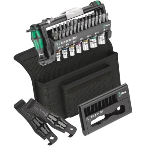 Wera Bicycle Set 3 Fahrrad Werkzeug Set Zyklop MINI 41-teilig inkl. Tasche
