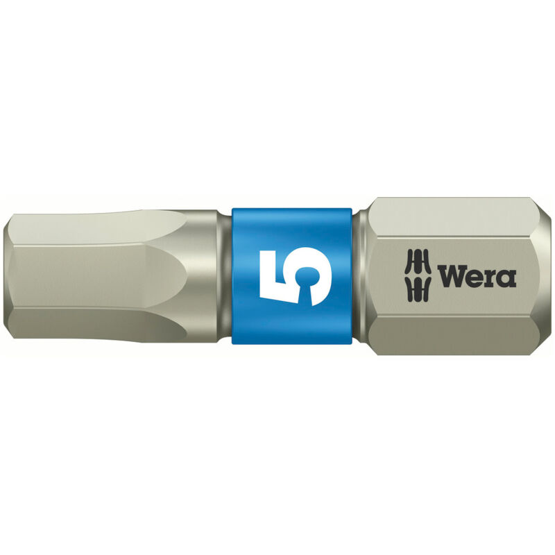 Wera Bit Rostfrei 1/4 Din 3126 C6,3 Innensechskant 5X25mm
