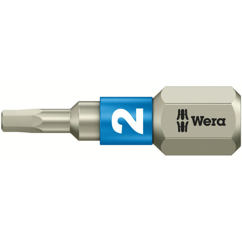 Wera Bit Rostfrei 1/4 Din 3126 C6,3 Innensechskant 2X25mm