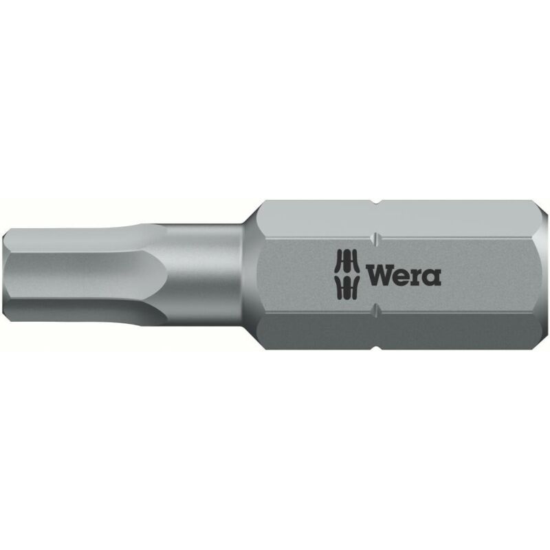 Wera Bit Zähhart 1/4 Din 3126 C6,3 Innensechskant 3X25mm