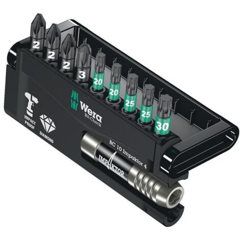 Wera Bit-Check 10 Impaktor 4, 10-tlg. 05057417001