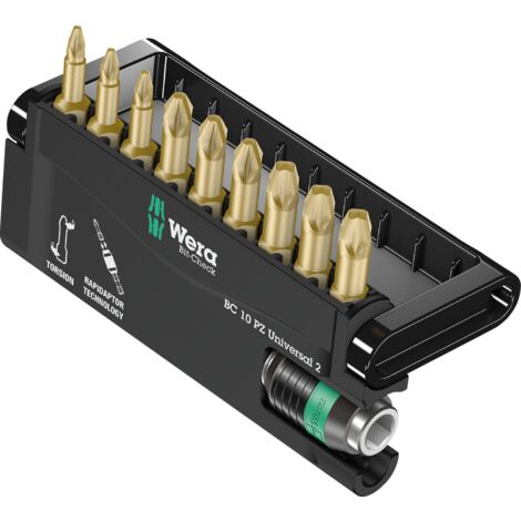 Wera Bit-Check 10 PZ Universal 2, 10-teilig