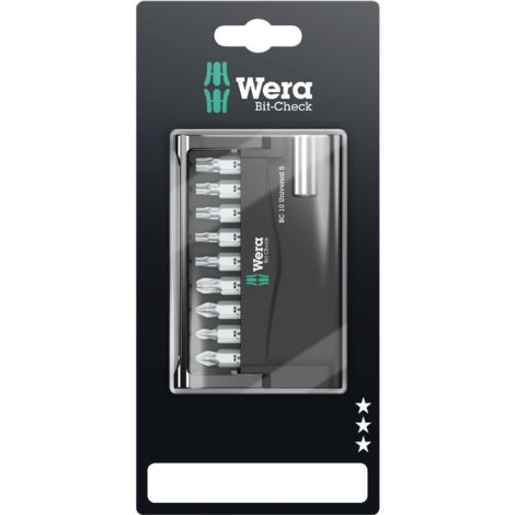 Wera, Bit-Check 10 Universal 5 SB, 10 pezzi
